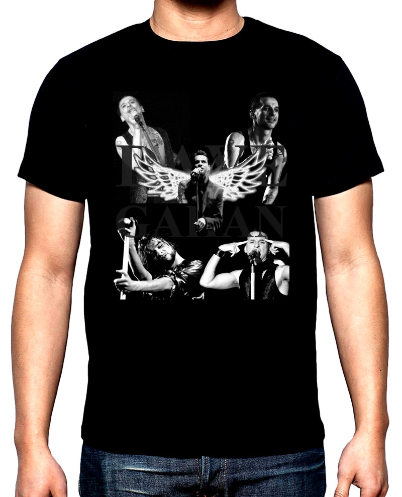 T-SHIRTS Depeche Mode, Dave Gahan, men's  t-shirt, 100% cotton, S to 5XL